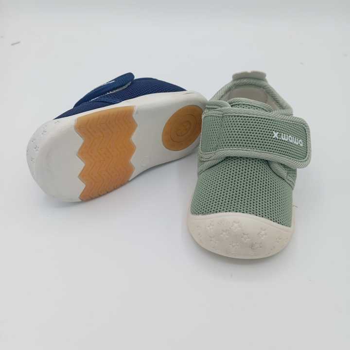 X.Wawa%20Baby%20Soft%20Mesh%20Shoes%20%E2%80%93%20Non-Slip%20First%20Walkers%20for%20Boys%20(Blue%20&%20Green)%20-%20Image%202