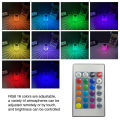 Crystal Lamp Rose Light Diamond Lamp 16 Colors Changing with Remote Control. 