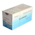 Premium  Quality Silk Sutures Thread 6 Pieces Silk Braided Sutures Natural Non Absorbable Needle Silk Suture Non-Injured Suture Medical Thread Suture First Aid Field Emergency Practice and Training Medical Instruments. 