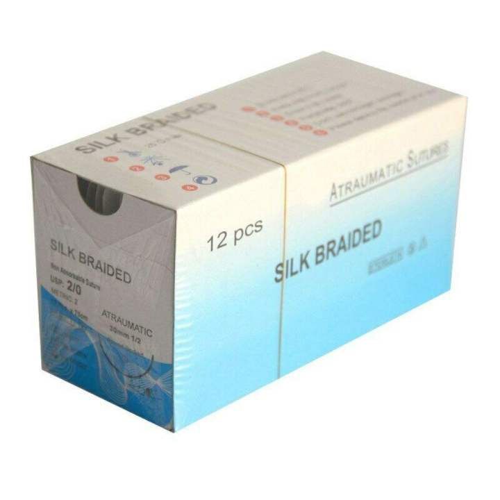 Premium%20%20Quality%20Silk%20Sutures%20Thread%206%20Pieces%20Silk%20Braided%20Sutures%20Natural%20Non%20Absorbable%20Needle%20Silk%20Suture%20Non-Injured%20Suture%20Medical%20Thread%20Suture%20First%20Aid%20Field%20Emergency%20Practice%20and%20Training%20Medical%20Instruments%20-%20Image%202