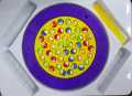 45pcs Fishing Game Toy Set With Rotating Board With Music On/Off Switch For Quiet Play Includes Fishes And Fishing Rods Best Gift For Kids. 