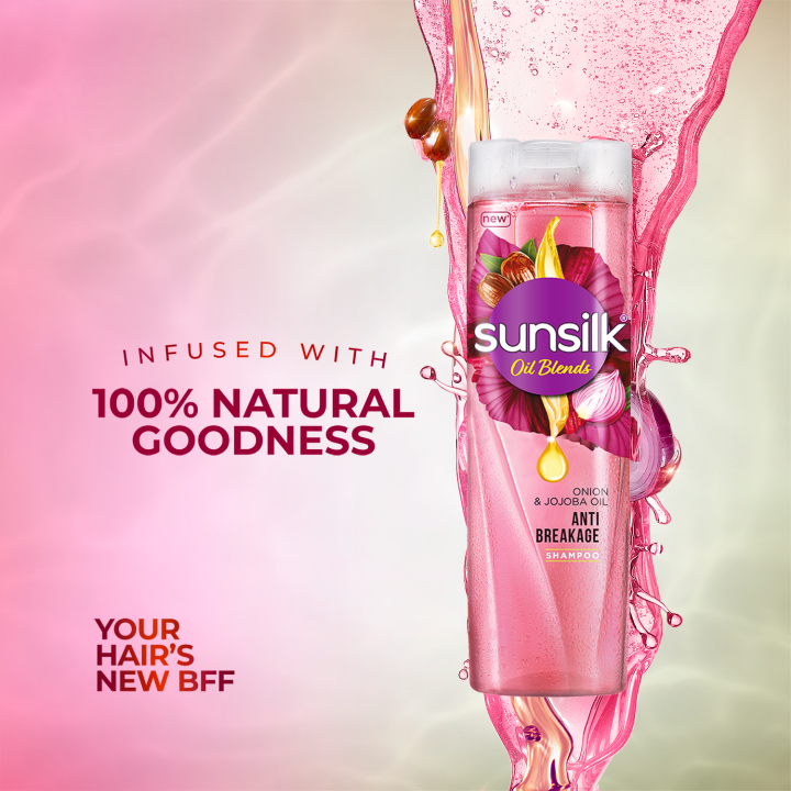 Sunsilk Shampoo Onion & Jojoba Oil - 380ML