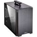 Lian Li TU-150WX Black Aluminum Tempered Glass Mini-ITX Computer Case. 