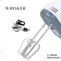 Electronic Scarlet Beater, Eslite Electric Hand Whisker Machine For Kitchen, Mini Portable Beater and Blender For Whipping Cream Eggs Cakes, Base 7 Speed Control, 2 Stainless Steel Beaters, 2 Dough Hooks, Oil Brush,. 