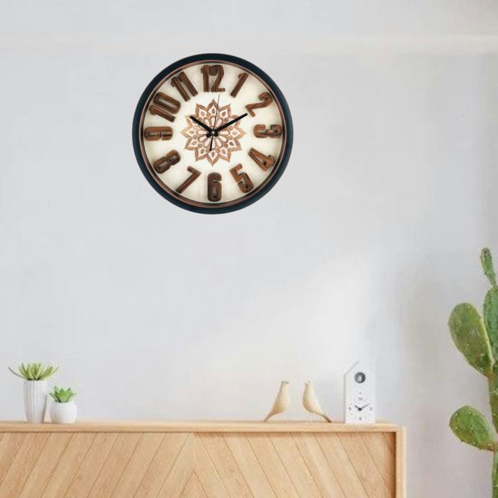 HERITAGE WALL CLOCK SUNSET 3D 15"
