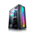 AA Tiger Hunting Black ATX Gaming PC Case with 3 RGB Fans | Micro ATX PC Casing | Low Price Gaming Case with Fans. 