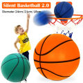 AcceSSories superstore Bouncing Mute Ball Indoor Silent Basketball 24cm Foam Basketball Silent Soft Ball Air Bounce Basket Ball Size 3/5/7 Sports Toy. 