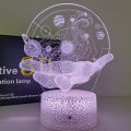 3D Optical Illusion Projectors Lamp Universe Space Galaxy In the Palm of Your Hand LED Night Light for Space Lover Boys and Girl. 
