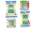 Shut the Box Wooden Board Game 4 Sided 1-10 Numbers Brown and Multicolor Wood For Party Family Kids Toys Recreation Toy. 