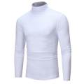 Men Premium High Neck White and Black T-Shirt Turtleneck Tops Sweatshirt Winter Warm  Highneck For Boys With Premium Quality. 