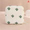Women Sanitary Napkin Storage Bag Portable Cotton Pad Pouch Cosmetic Bags Podazz. 