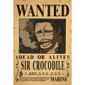 PinShang Kraft Paper Posters One Piece Luffy 1.5 Billion Bounty Wanted Posters Vintage Anime Wall Stickers. 