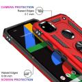 Google Pixel 4A 4G (5.8 INCHES) Luxury Shock-Proof Armor Case With Car Ring Stand Cover Pixel 4A 4G. 