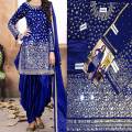 Fancy  Chiffon Bridle Embroidered Unstiched  3 Pcs Suit With Chiffon Embroidery Dupatta  For Girls & Women Art # FEW 62. 