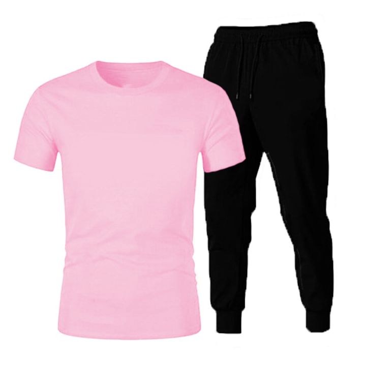 Summer%20Fashion%20New%20Plain%20T%20shirt%20And%20Trouser%20Casual%20Cotton%20Wear%20Tees%20%20Top%20Quality%20Tees%20For%20Men%20-%20Image%202