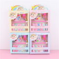 Children's manicure set colorful sequins nail stickers nail polish little girl princess simulation makeup toy gift little girl waterproof nail stickers cartoon safe and non-toxic finger stickers Best toys for girls. 