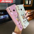 JIUMOO For Infinix Smart 4 Smart 4C X653 Case Chibi Maruko Chan New Design Side Design Phone Cases Pattern Luxury Plating Casing Full Cover Camera Shockproof Protection SoftCases. 