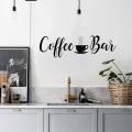 Coffee Bar Quotes Wall Decal Kitchen Home Wall Decor Vinyl Sticker Vinyl Design Coffee Bar Wall Mural Wallpaper. 