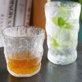 Drinkware Glass Set of 6 – Frosted glacier Glassware set. 
