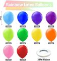 Pack of 100 Balloons(white, Blue, Golden,Pink,Blue, Red,Black,Yellow,Multi colors)Party Balloons 14 inch Latex High Quality Balloons. 
