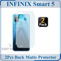 2Pcs Infinix Smart 5 Back Matte Protector Soft film Protection Soft Skin Sheet For Infinix Smart 5. 