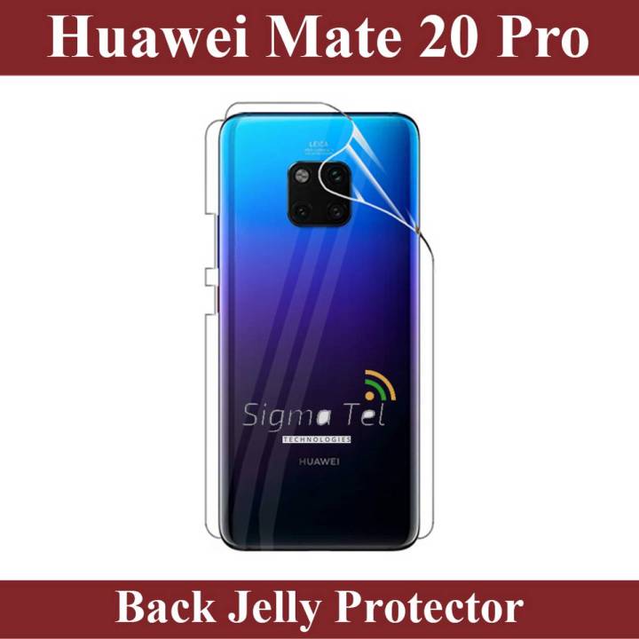 Huawei Mate 20 Pro Back Clear Jelly Protector Soft Film Protection Hydrogel Film Protector For Huawei Mate 20 Pro