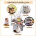 Hamster Chew Toys, Hamster Activity Toys Accessories for Teeth Care,Natural Wood Toys for Hamster, Rabbits, Bunny, Gerbil. 