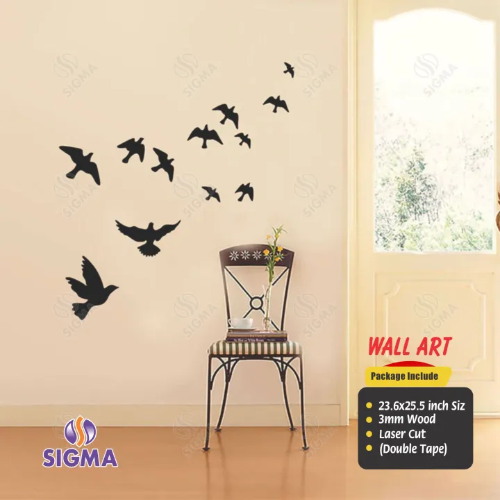 Group%20of%20birds%20Wall%20Decor%20Black%20Wood%20MDF%20Living%20room%20Sofa%20TV%20background%20decoration%20-%20Sigma%20Gift%20Center%20-%20Image%202