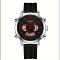 H-GOOD Students Dual Display Electronic Watch, Multi-Functional Waterproof Glow Creative Wrist Watch, Ideal choice for Gifts. 