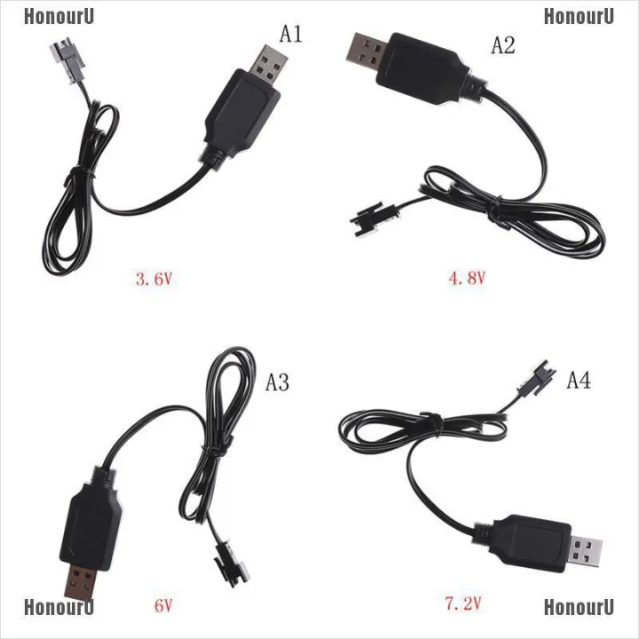 HonourU%20DC%203.6V-7.2V%20RC%20Battery%20Pack%20USB%20Charger%20Adapter%20For%20Remote%20Control%20Car%20-%20Image%202