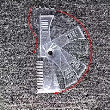 5%20In%201%20Men%20Beard%20Modeling%20Ruler%20Shaping%20Styling%20Template%20Comb%20Rotatable%20Men'S%20Beauty%20Tool%20For%20Hair%20Trimming%20Moustache%20Barber%20-%20Image%205