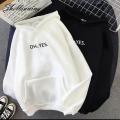STYLISH OH YES with HEART Tag Print Kangaroo Hoodie huddy Pocket Drawstring Casual Pullover Hodie Clothing Long Sleeves Export Quality Huddie Winter Wear Smart Fit Hoody For Women Girls. 