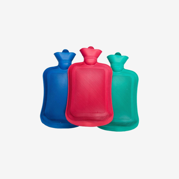 Medicare Rubber Hot Water Bottle, Hot Compress, Pain Relief from Headaches, Cramps, Arthritis, Back Pain, Sore Muscles, Injuries (Multicolor, 2L)