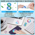 48PCS 6 Styles Fidget Tactile Rough Textured Strips Reusable Sensory Strips for Anxiety Sensory Stickers. 