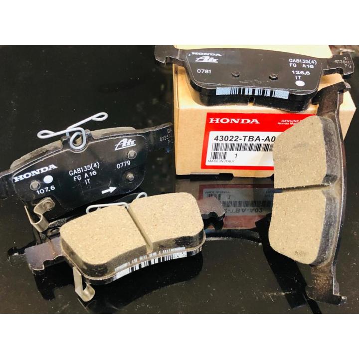 Honda Civic, turbo, X Genuine Rear disc Pads 2016-2021