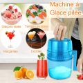 Techmanistan Ice Gola Maker Machine, Slushy Manual Ice Crusher Crushed Slush Maker, No Electricity Required. 