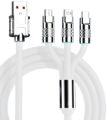 3 in 1 120W 6A Fast Power Type C Cable Micro USB for iPhone Power Cable for Samsung Huawei Phone Charger USB Cable. 