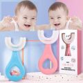 Baby Toothbrush Children 360 Degree U-shaped Child Toothbrush Teethers Baby Brush Silicone Kids  toddlers. 