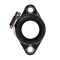 Motorcycle Gn125 Carburetor Intake Interface Pipe Joint Manifold For Suzuki 125Cc Gn 125 Engine Spare Parts. 