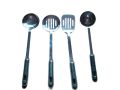 High quality stainless steel cooking spoon 4 Spoon Set Steel Kitchen Cooking / Kitchen Utensils / Serving Spoons. 