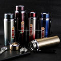 High Quality Temperature Water Bottle, Stainless Steel Thermos, Cold & Hot Water Bottle, Imported, 1000ml,Hot Cold Vacuum Flasks  for Boys Girls & Kids , School Sports & Gym, Smart Thermos Flask Water Bottle |  - Syedna Ecommerce. 