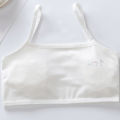 8-16Girls Training Bra Teenage Kids Cotton Underwear Teenager Screw Thread Underwear Pajamas. 