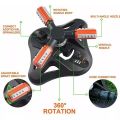 Adjustable 360 Degree 3-arm Rotating Sprinklers Grass Lawn Automatic Watering Nozzles Garden Agriculture Irrigation Device. 