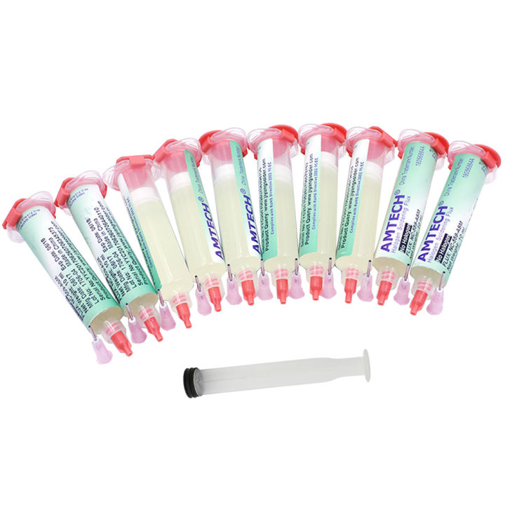 SAKURA AMTECH NC-559-ASM BGA No-Clean Solder Paste Welding Advanced Oil Flux Grease 10cc Soldering Repair Tools C0011