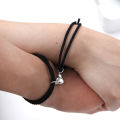 Friendship Bracelet All-match Mountain Sea Key Lock Design Unisex Attraction Matching Bracelet. 