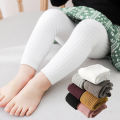 Baby Girl Stretch Leggings Pants Spring and Autumn Toddler Child Cotton Knitting Trousers Newborn Kids Long Tights. 