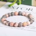 Jingdong Jewelry Color Coral Jade Bracelet Stone Ethnic Style Women's Versatile Single Circle Bead Bracelet Wholesale. 