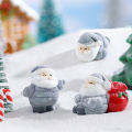 Santa Resin Ornament Beautifully Plant Pot DIY Christmas Santa Mini Figurine. 