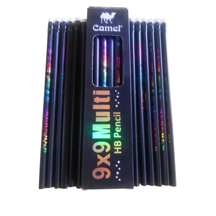 One Pack of Camel Multi Lead Pencils (12Pcs)