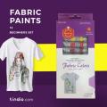 Fabric Paints - Pack Of 12. 